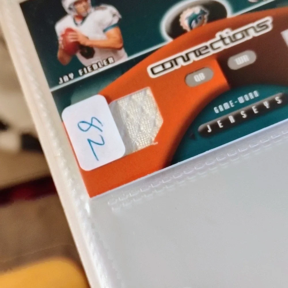 2002 Playoff Prestige Connections #C-3 Jay Fiedler Chris Chambers Miami Dolphins